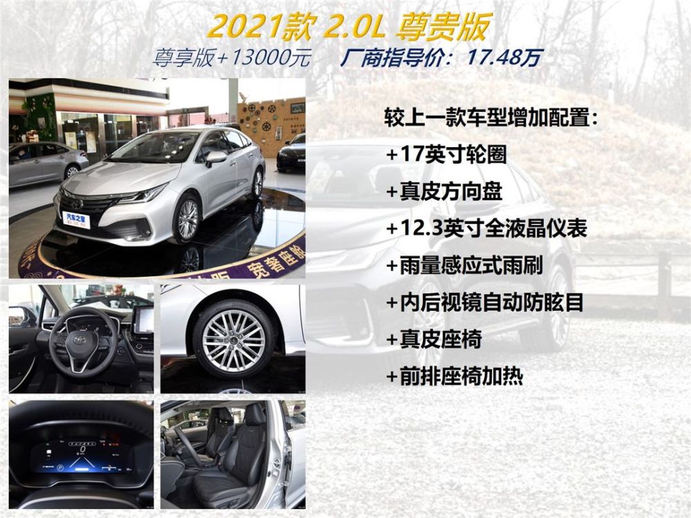 入门即高配安全配置给力1428万起的丰田亚洲狮该如何选