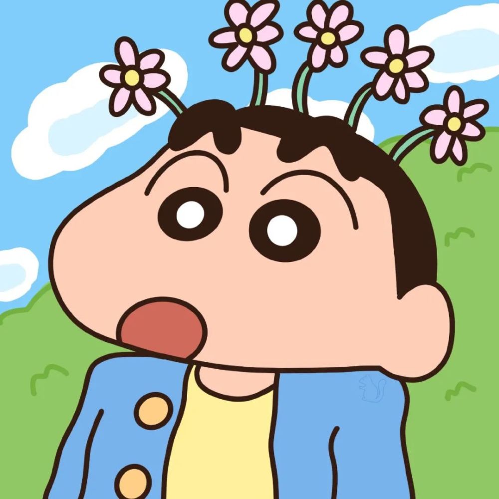 头像|两组手绘蜡笔小新头像
