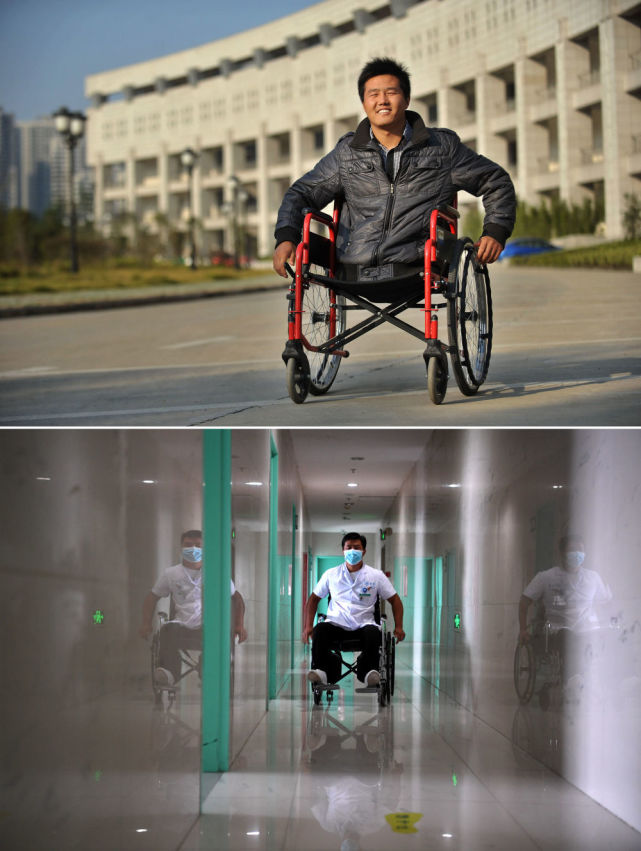 淮北高位截肢轮椅男孩王雷梦想成真如今的他正践行医者仁心