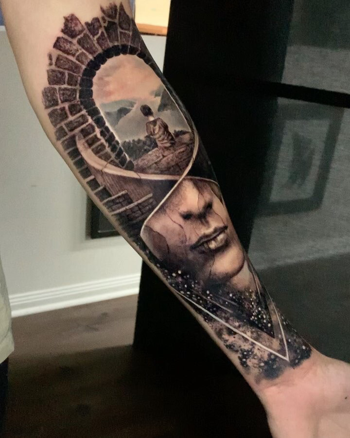 写实纹身图案欣赏_腾讯新闻