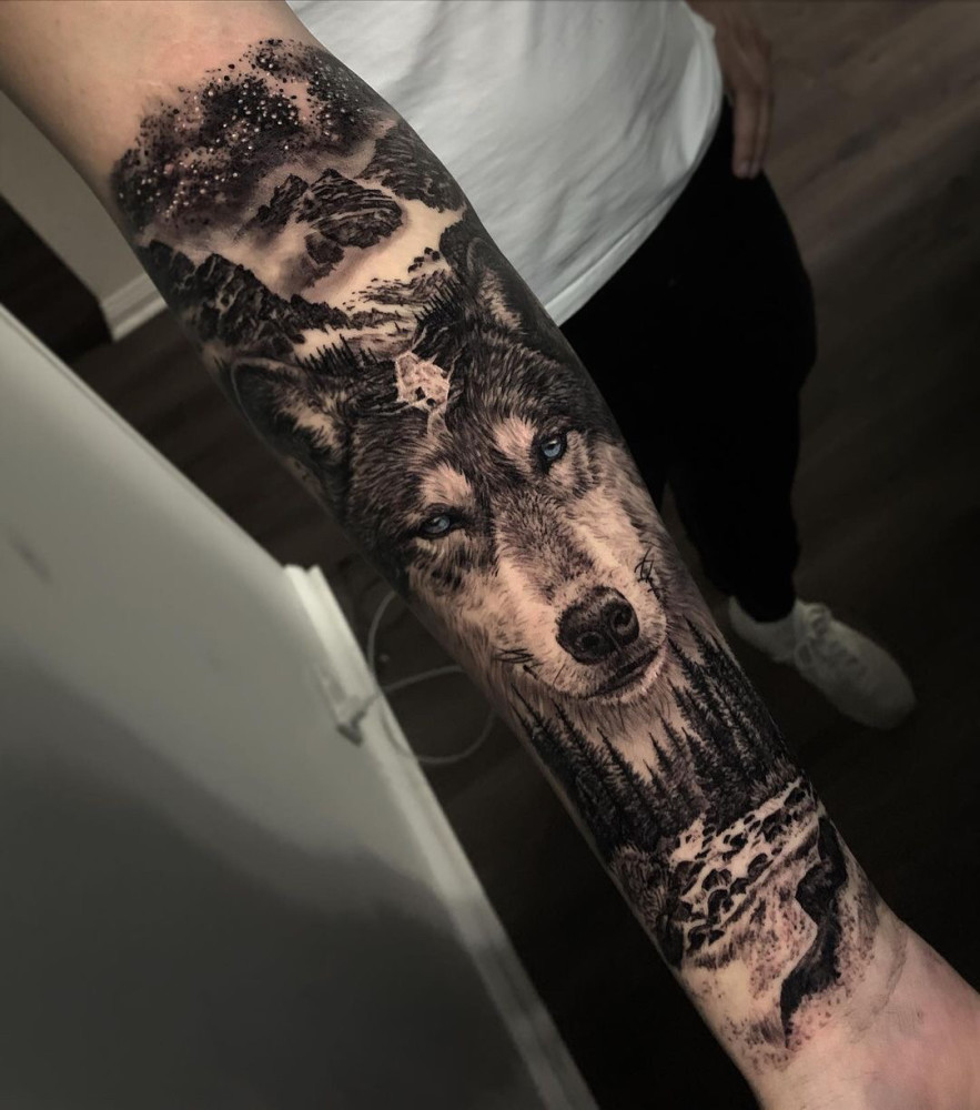 写实纹身图案欣赏_腾讯新闻