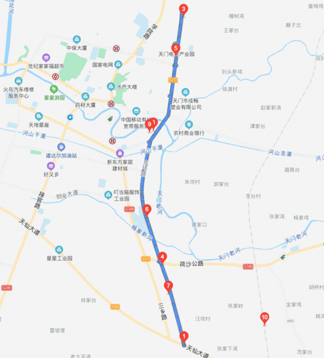 天门|东环路|天门大桥|陆羽