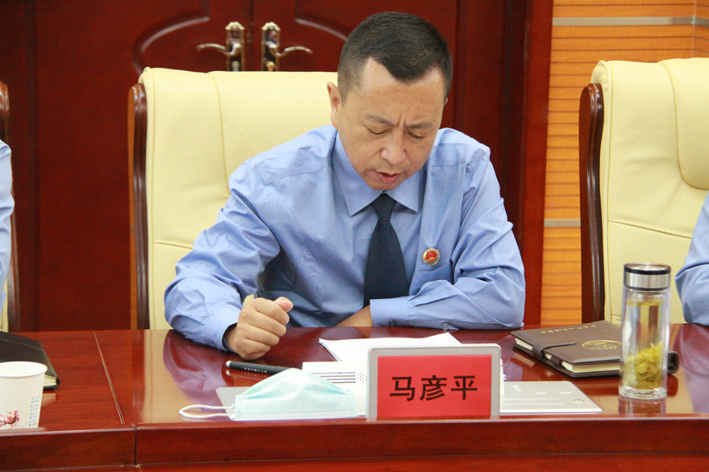 马彦平同志代表院领导班子和全体干警表示,吴铁军一行调研指导西吉