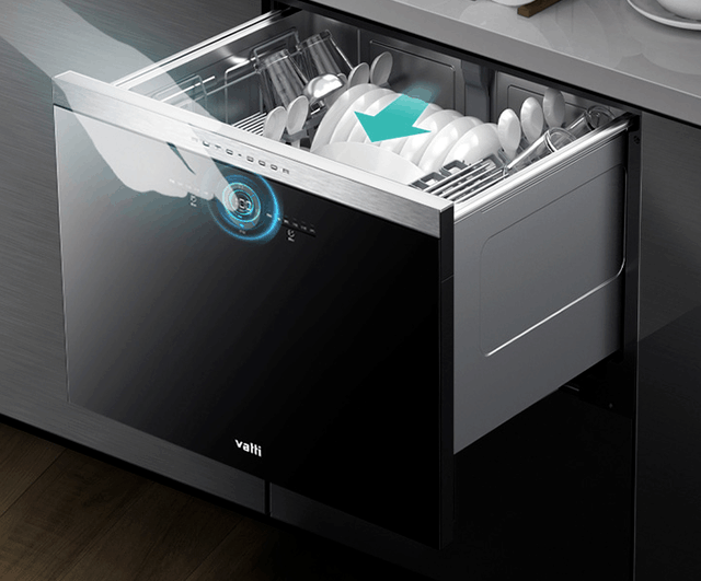 智能油污感应华帝洗碗机l5解决餐具清洁难题