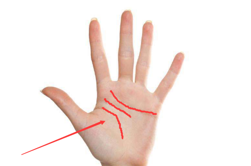 女人手相川字纹图解女人川字纹手相命运分析