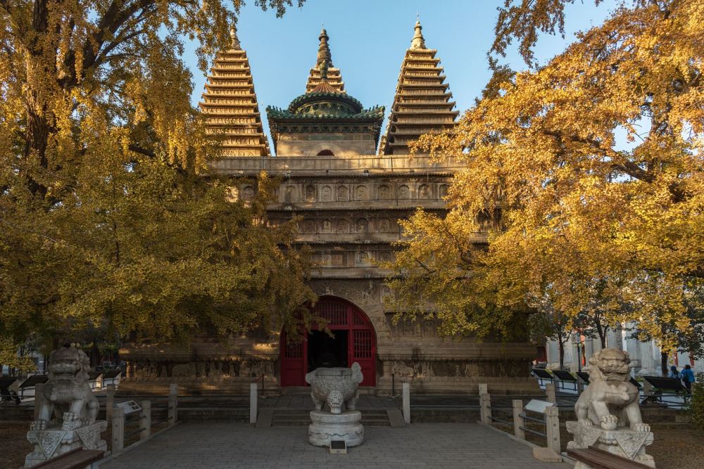 五塔寺又名真覺寺,以石塔出名,現已成為北京石刻藝術博物館_騰訊新聞