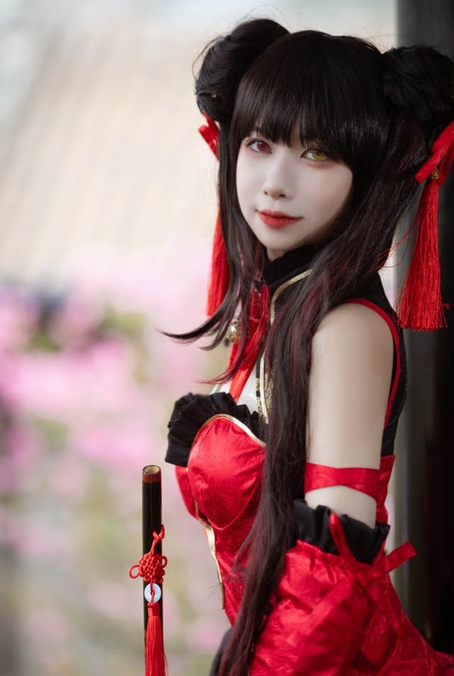 时崎狂三 新春旗袍cosplay