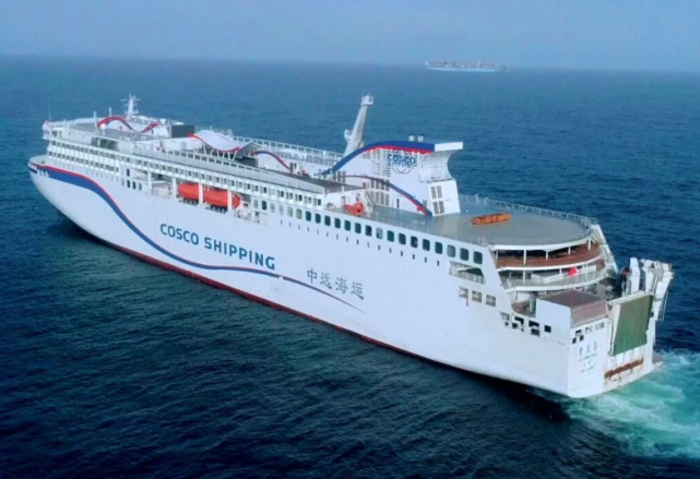 命名交付烟大航线新增一条豪华客滚船