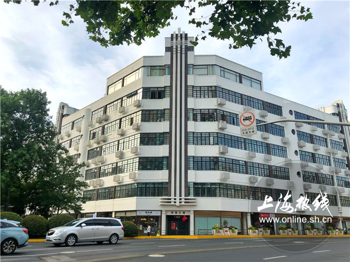 魔都10091岁的淮海大楼似巨鸽重现往昔的光彩超亮眼