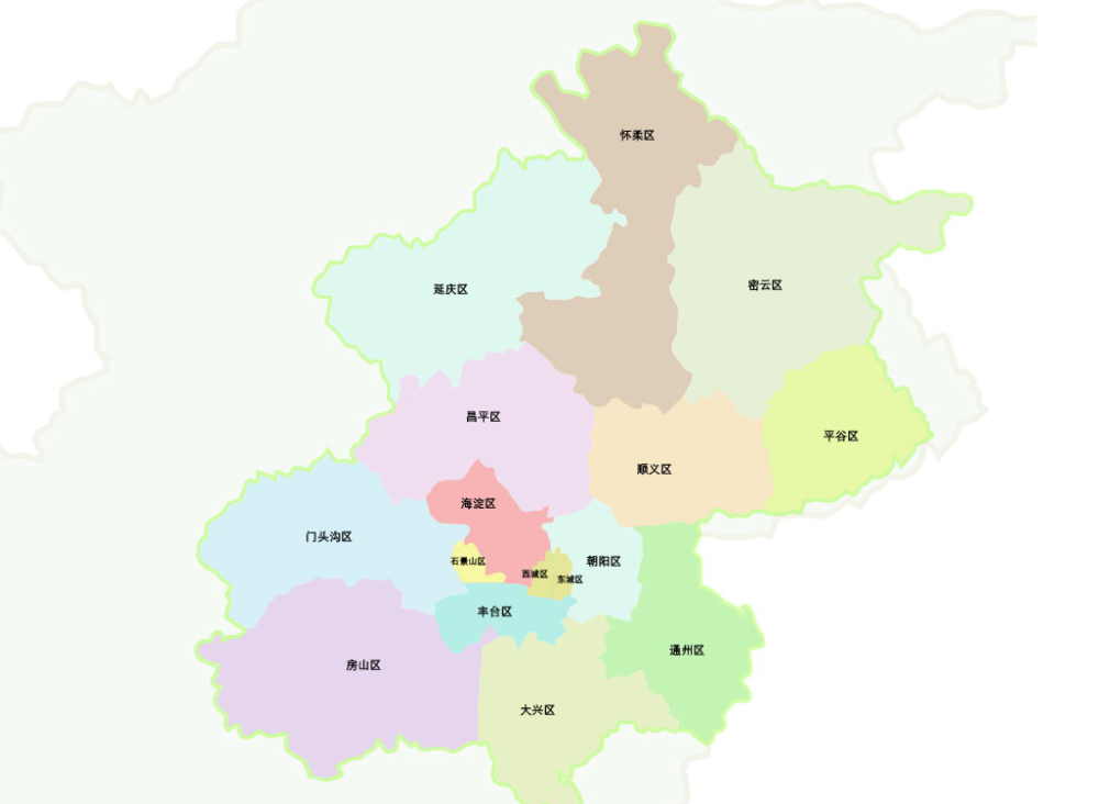 北京市的區劃調整4個直轄市之一北京市為何有16個區