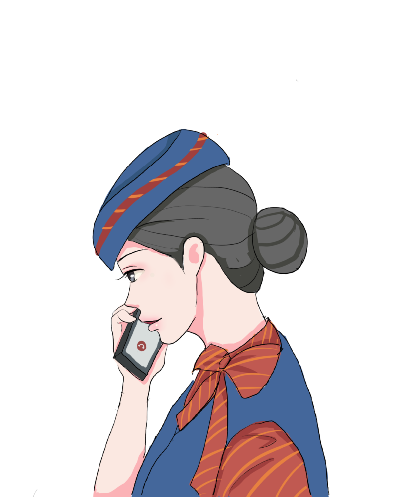 列车乘务员们的"ab面",有点可爱