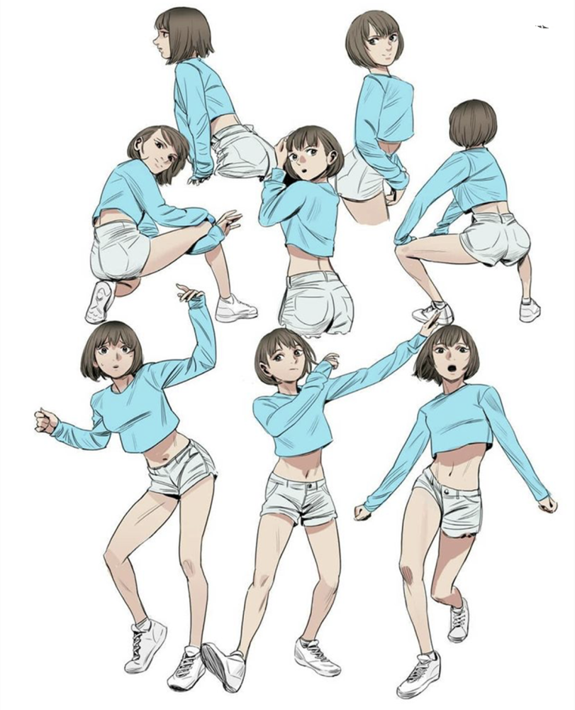 动漫中的舞蹈动作分镜原来给力的歌舞动作都是这么画出来的