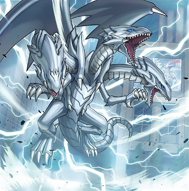 白龙的双龙形态,以不死之身横行无忌|不死之身|青眼白龙|青眼究极龙