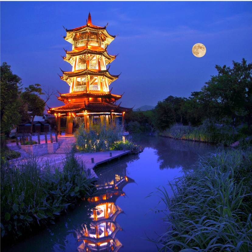 【青分享】西溪最佳观景点之一——河渚塔的来历