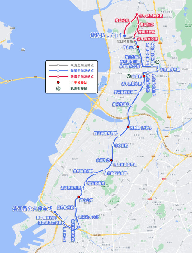 青岛人出行注意7路26路223路公交线将优化调整
