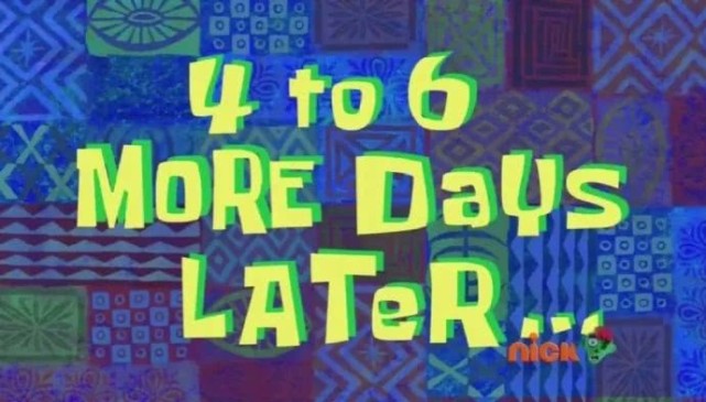 海绵宝宝转场时间背景图,你要去哪个未来