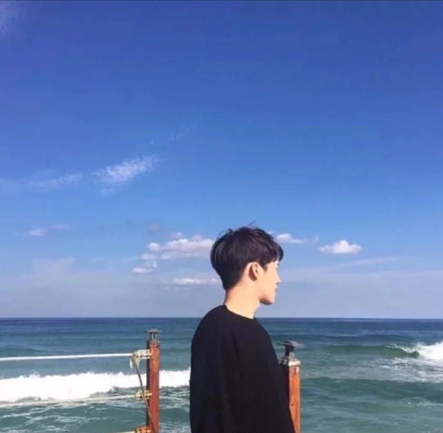 ins天空单人限定情侣头像