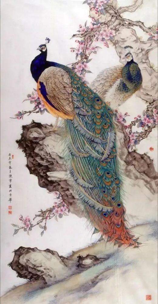 【欣赏】陈军工笔画