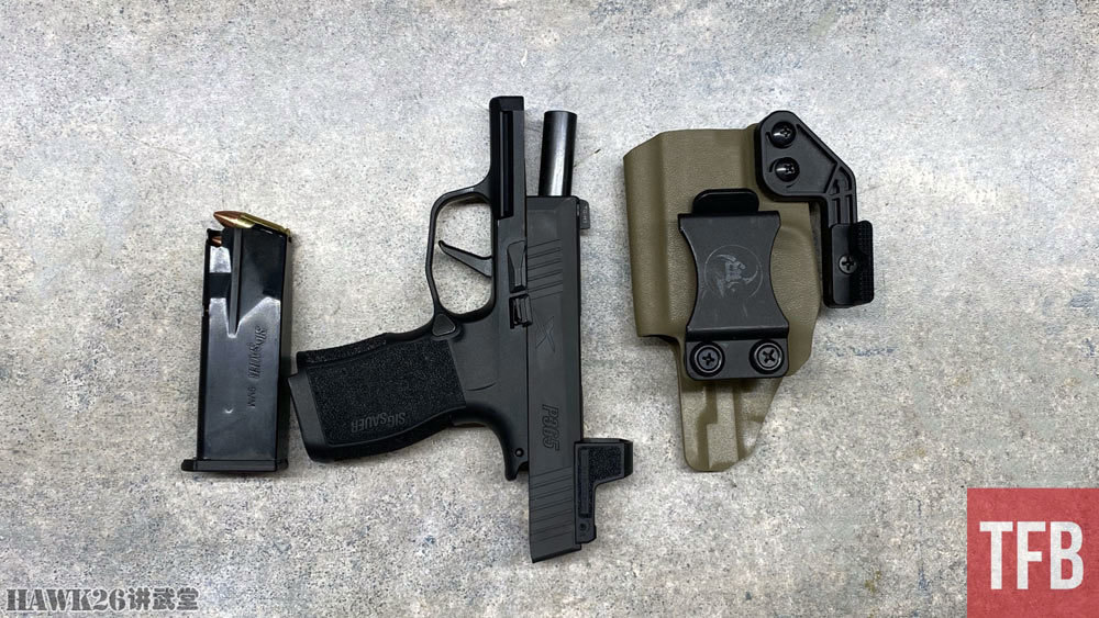 评测西格绍尔p365x隐蔽携带手枪可安装瞄准镜追求射击可控性