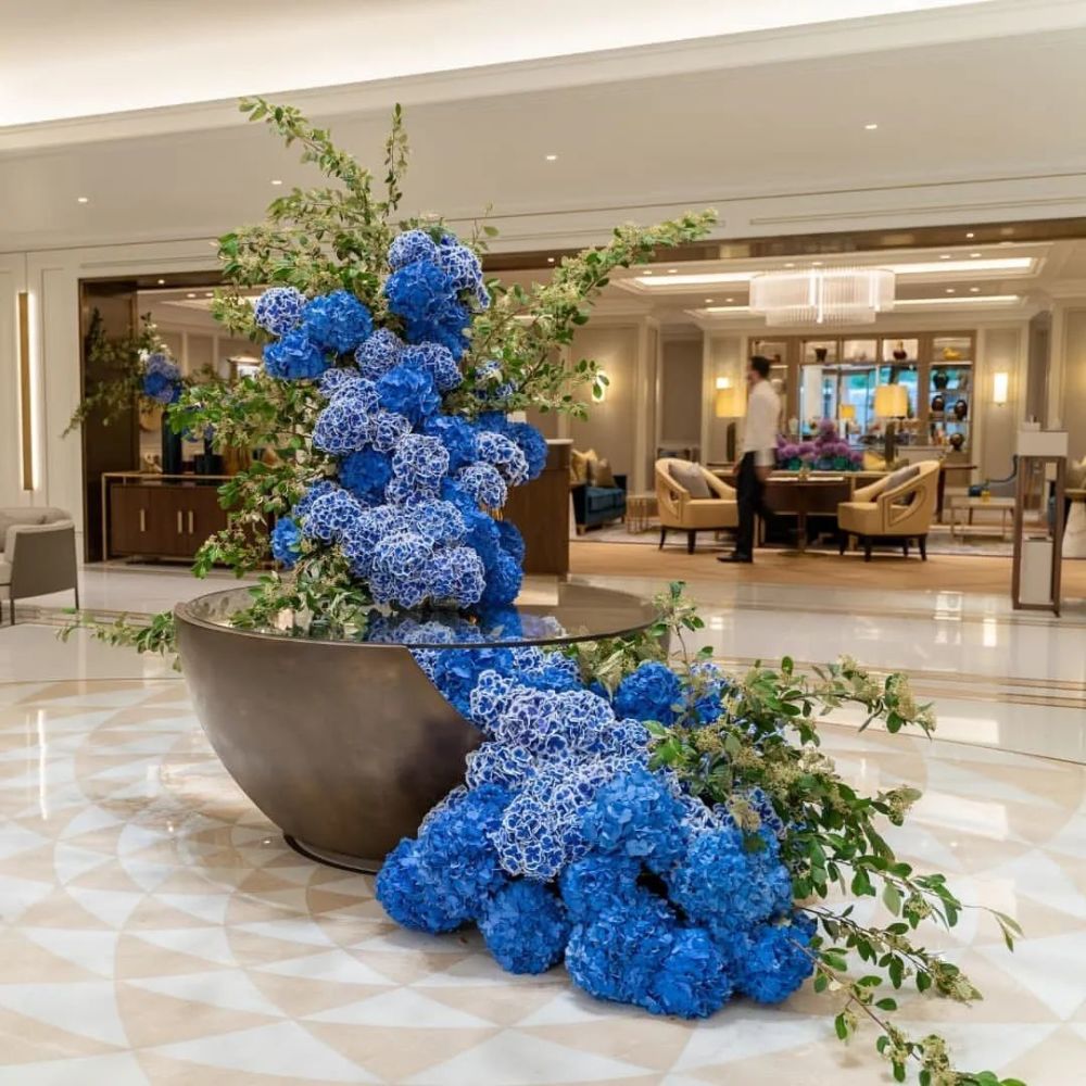 7组风格迥异美到窒息的酒店花艺分享