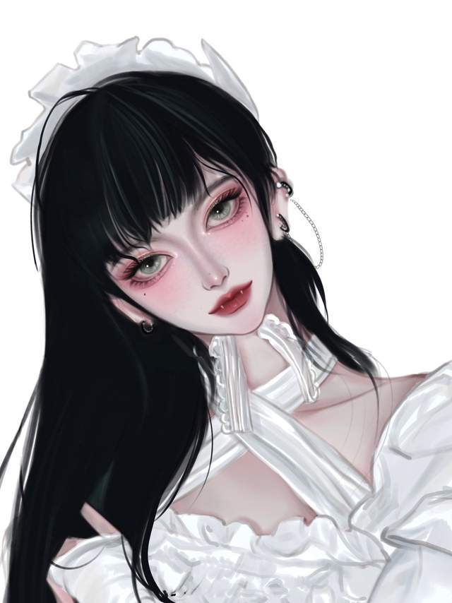 超美手绘女生头像高冷气质御姐