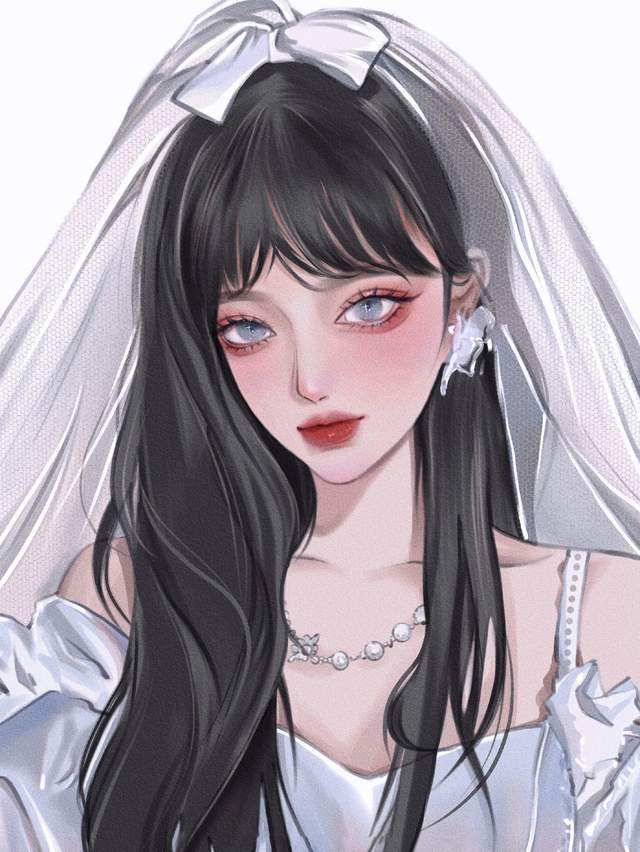 超美手绘女生头像高冷气质御姐