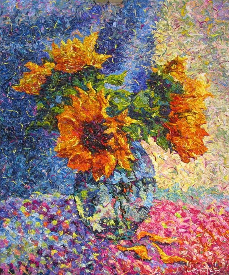 丰富的肌理色彩的即兴创作