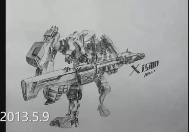 素描,水彩,漫画,板绘……他不停尝试各种绘画技法与作画主题,积极寻找