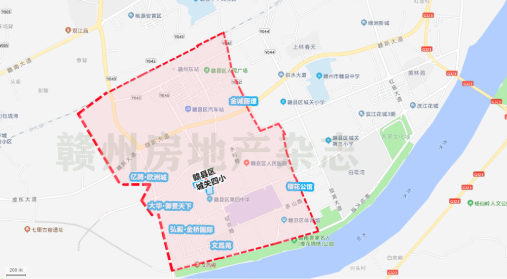 2021年赣县区中小学学区划分出炉