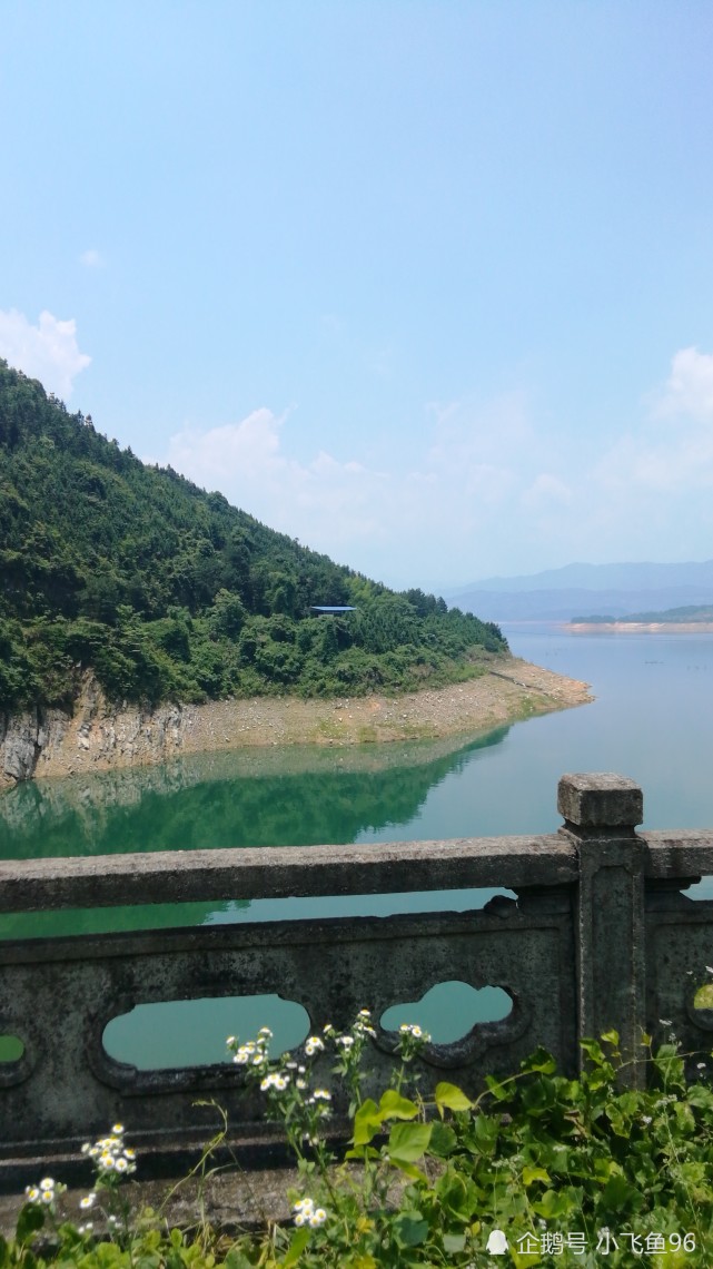 湖南資興,東江湖畔,布田村大橋的美麗景色