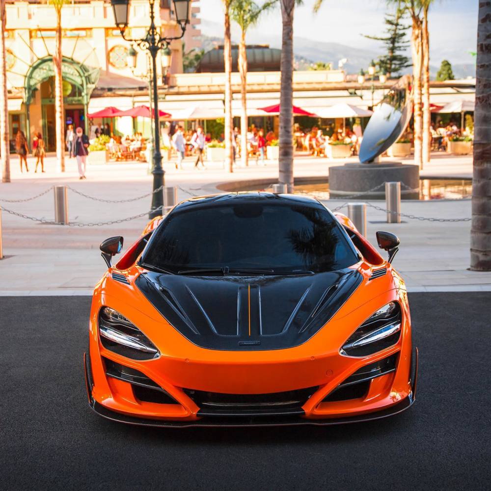 基于迈凯伦720s改装橙色mansory迈莎锐mclaren720s全网首秀