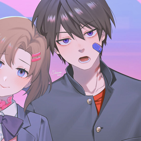 动漫情侣头像|人固有一死,或死于理科.或死于帅哥