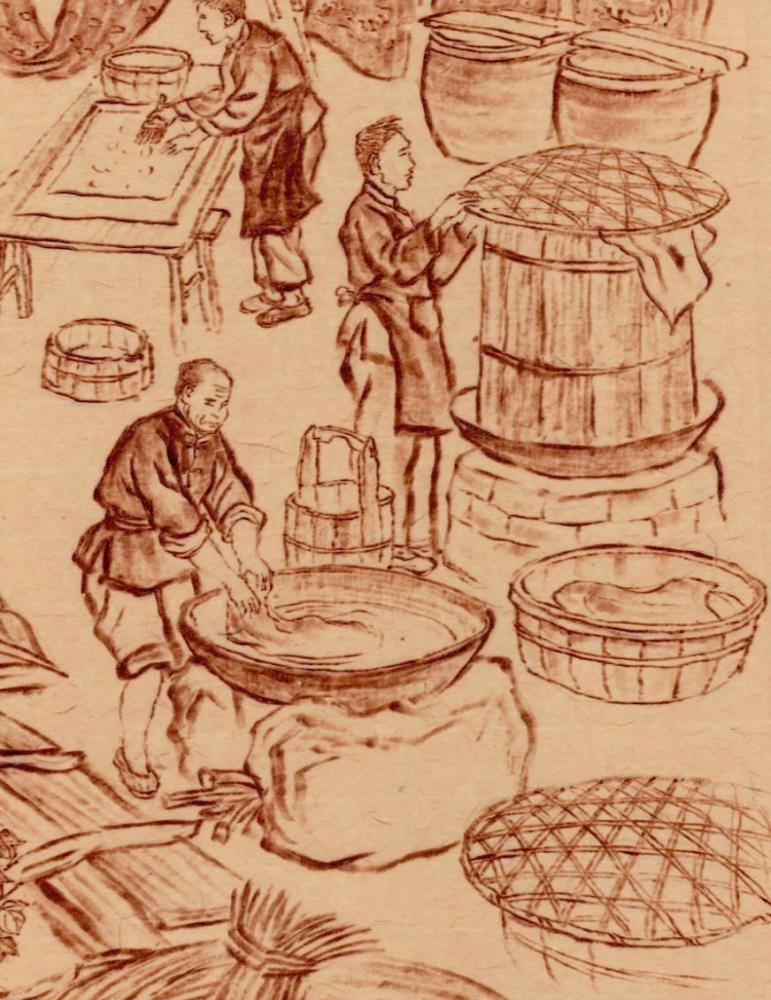 系列烙画湖湘二十四节气图之处暑