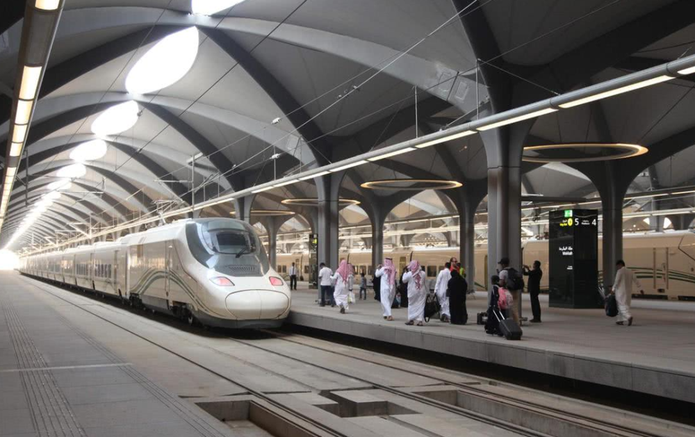 图为沙特高铁