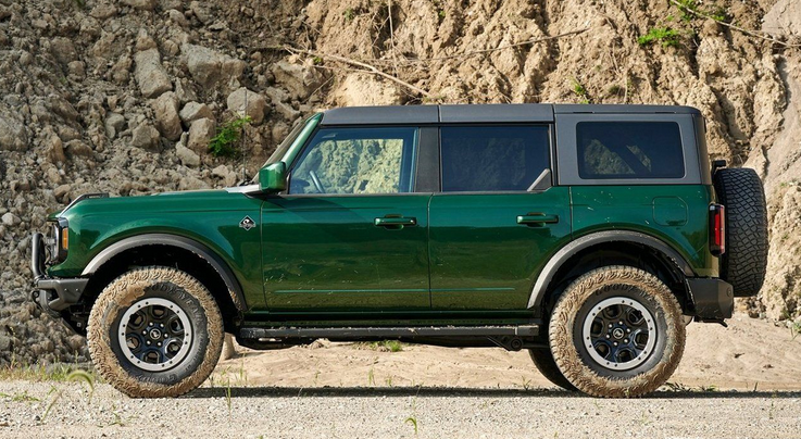 福特bronco四门特别版将新增2种车身配色 满足追求个性车主群体