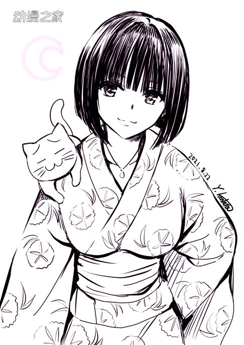 矢吹健太朗老师忙里偷闲 绘制《黑猫》沙耶图片