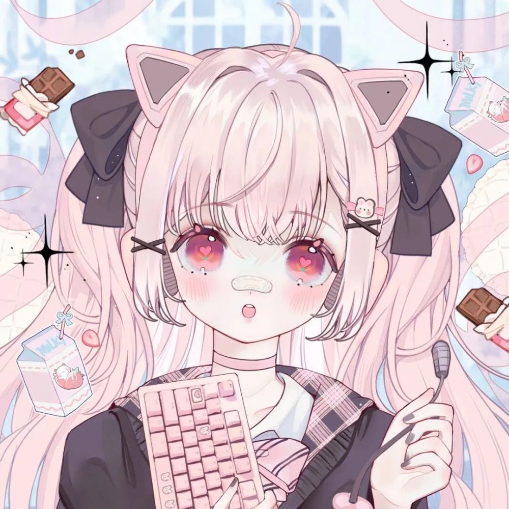 电竞少女四人闺蜜头像