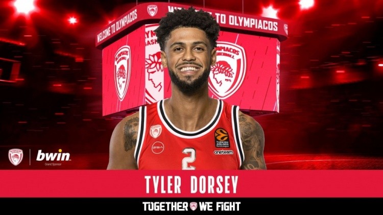 泰勒-多西 后卫泰勒-多西加盟奥林匹亚科斯 曾在NBA效力过老鹰和灰熊