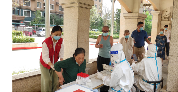 虞城：“党员红”引领“志愿红”