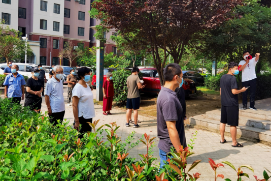 虞城：“党员红”引领“志愿红”