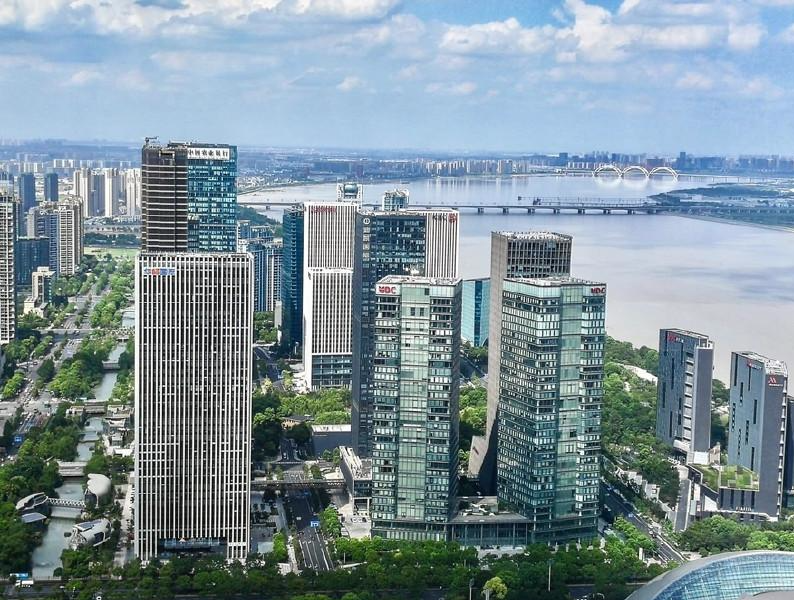 杭州航拍图集,中国20年发展最快的城市