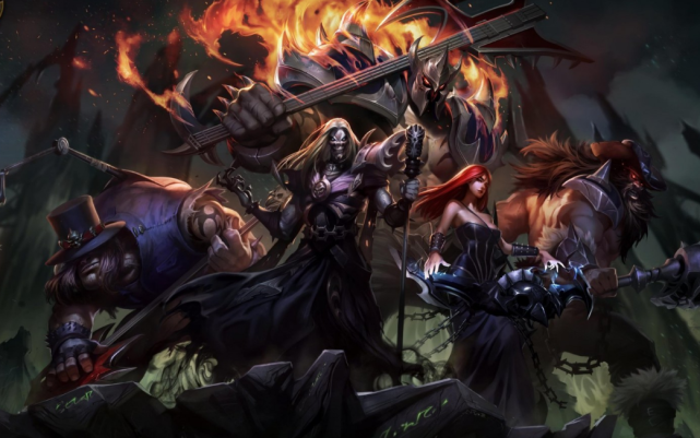 约里克 掘墓者五杀摇滚吉他手 莫德凯撒 金属大师lol五杀乐队已有成员