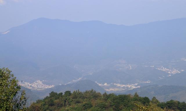 四明山地質公園四明山深處最佳觀景臺