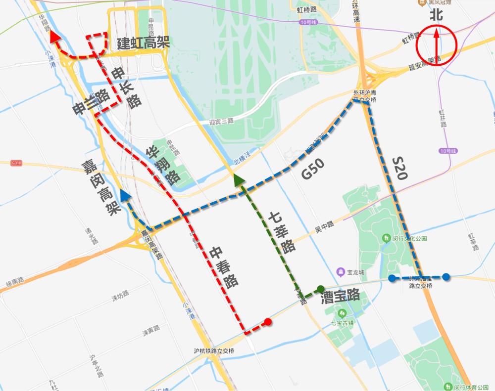 上海漕宝路快速路嘉闵高架节点将实施改造,工期28个月_腾讯新闻