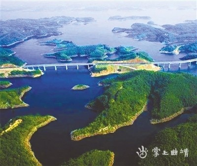 以北斗卫星观测分析,呈现在眼前的已建成的车马碧水库犹如一条蜿蜒