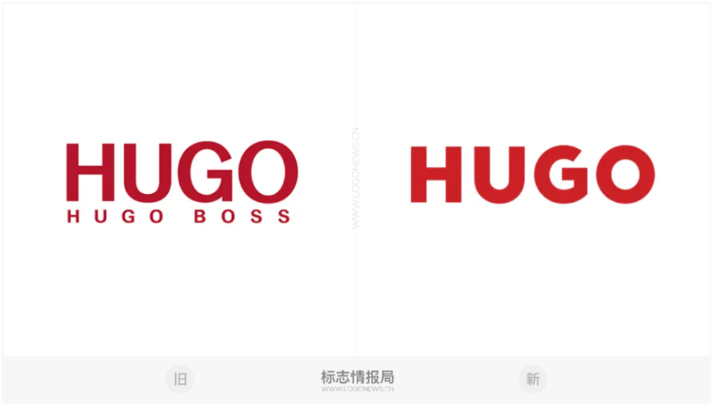 又双叒叕是无衬线雨果博斯启用新logo