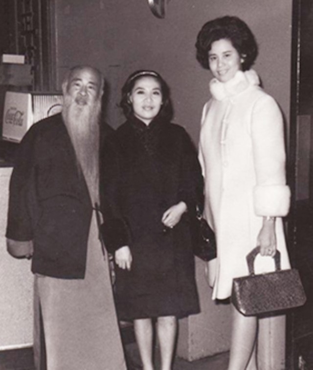 张大千教学生徐雯波学画6年后娶她送她一幅画卖了4377万