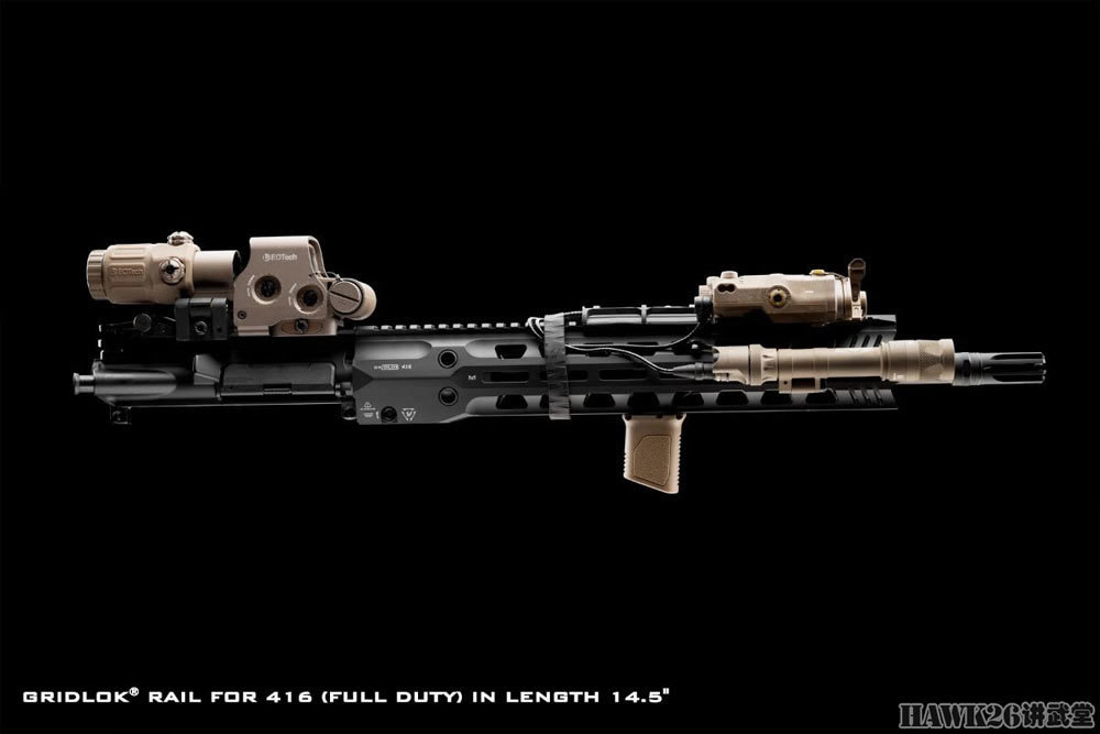 打击工业公司推出两款新型护木适配hk416系列解决沉重负担