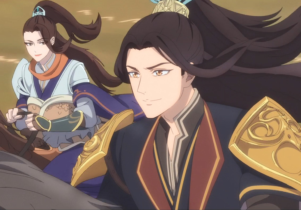 漫画的裴茗是精致黑皮大帅哥,动漫里就偏向清俊一点.