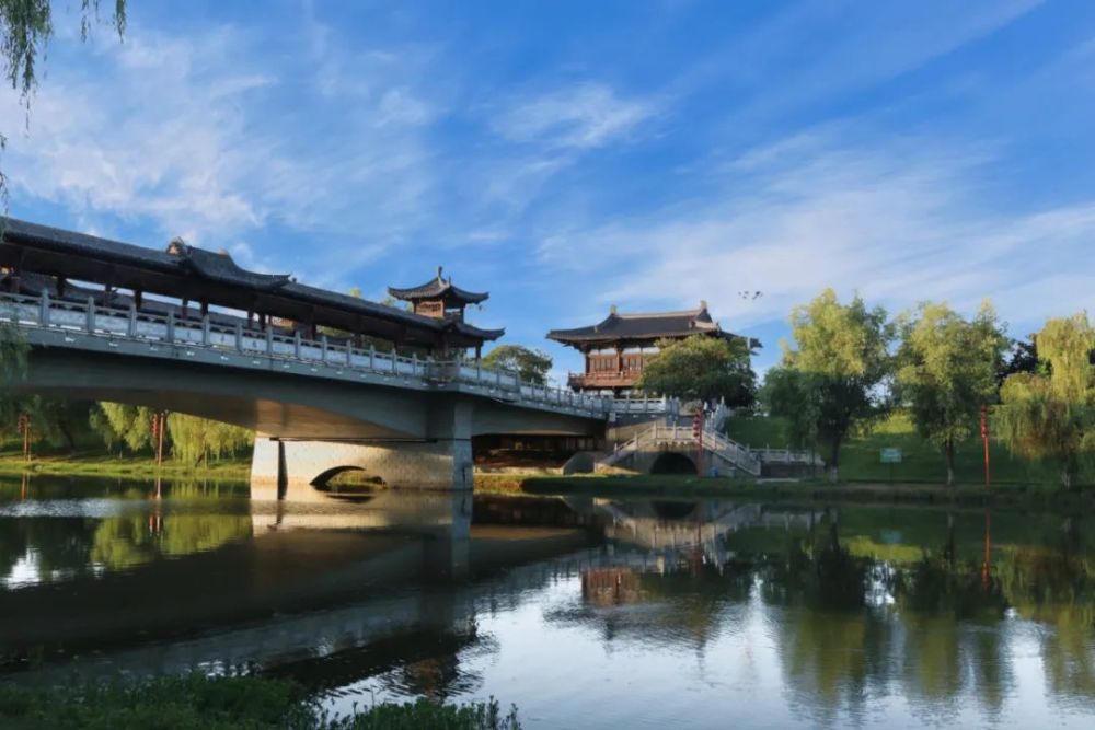 太平橋 .魏鳳琴/攝(全椒)雨後城郊鷺牛圖.